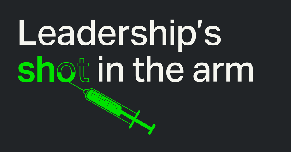 Leaderships shot in the arm webinar