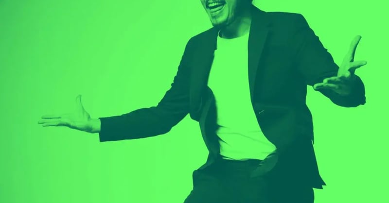 A man with lots of energy