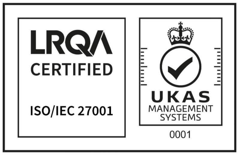 ISO Certificate - LRQA Certified - ISO/IEC 27001